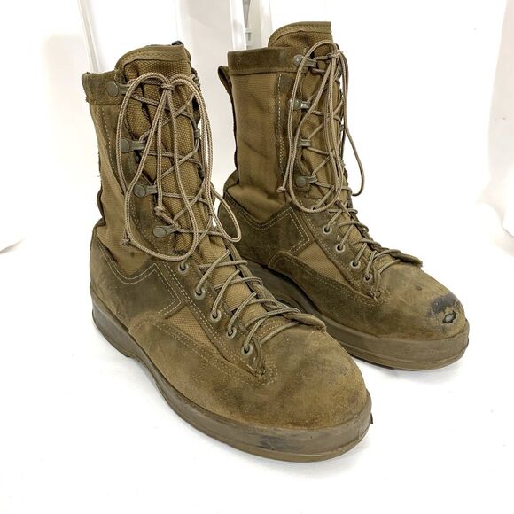 Belleville 330 COY ST Steel Toe Wide Combat Boots Reg Desert Tan Military SZ 9 W - Picture 10 of 14